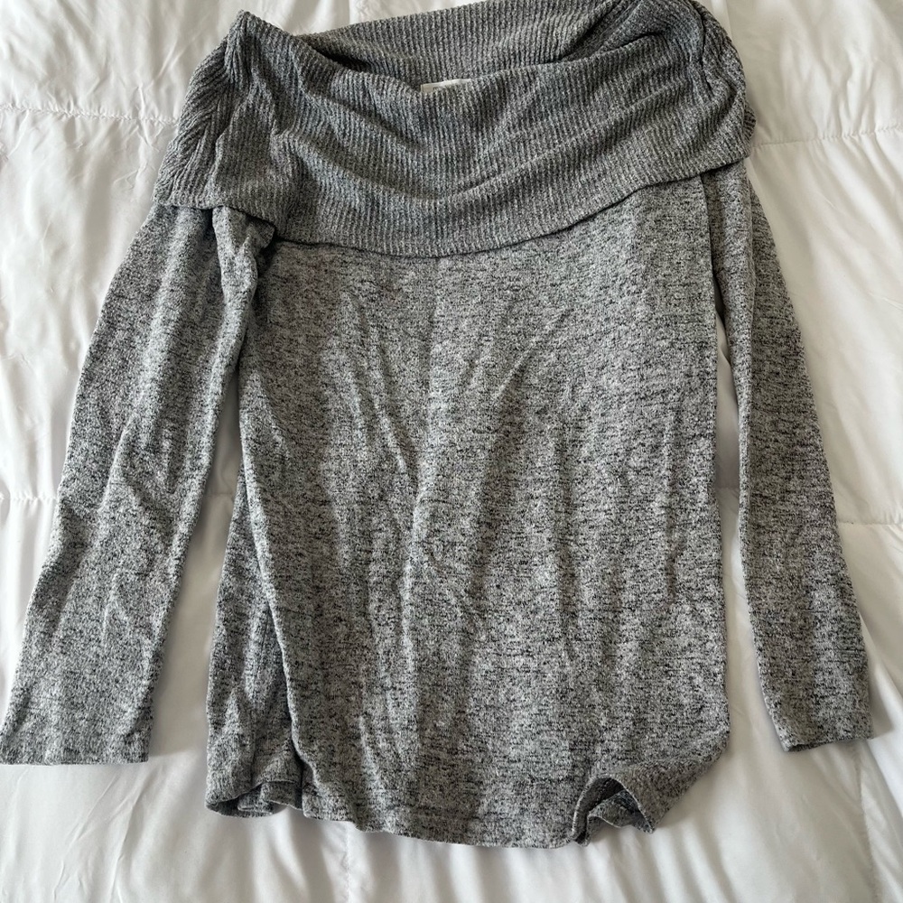 Maurices Heather Gray Knit Top